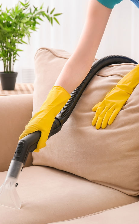 Vacuuming Couch