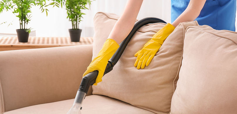 Vacuuming Couch
