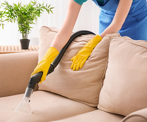 Vacuuming Couch