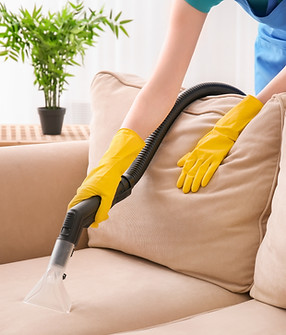 Vacuuming Couch