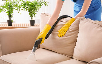Vacuuming Sofa Fabric