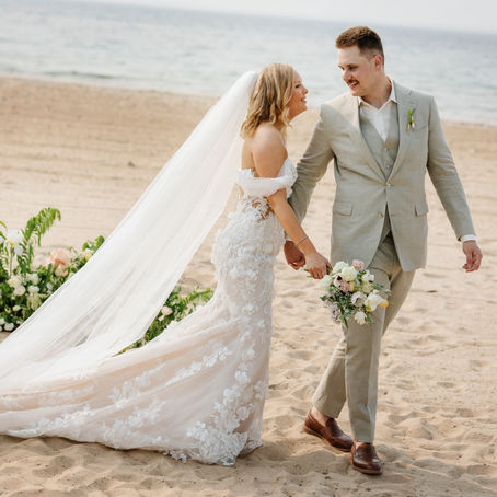 Mabel + Caleb's Bay Harbor, MI Wedding