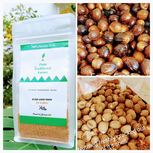 Ground Nutmegs Organically Pure (4oz) PureTraditionalFarms
