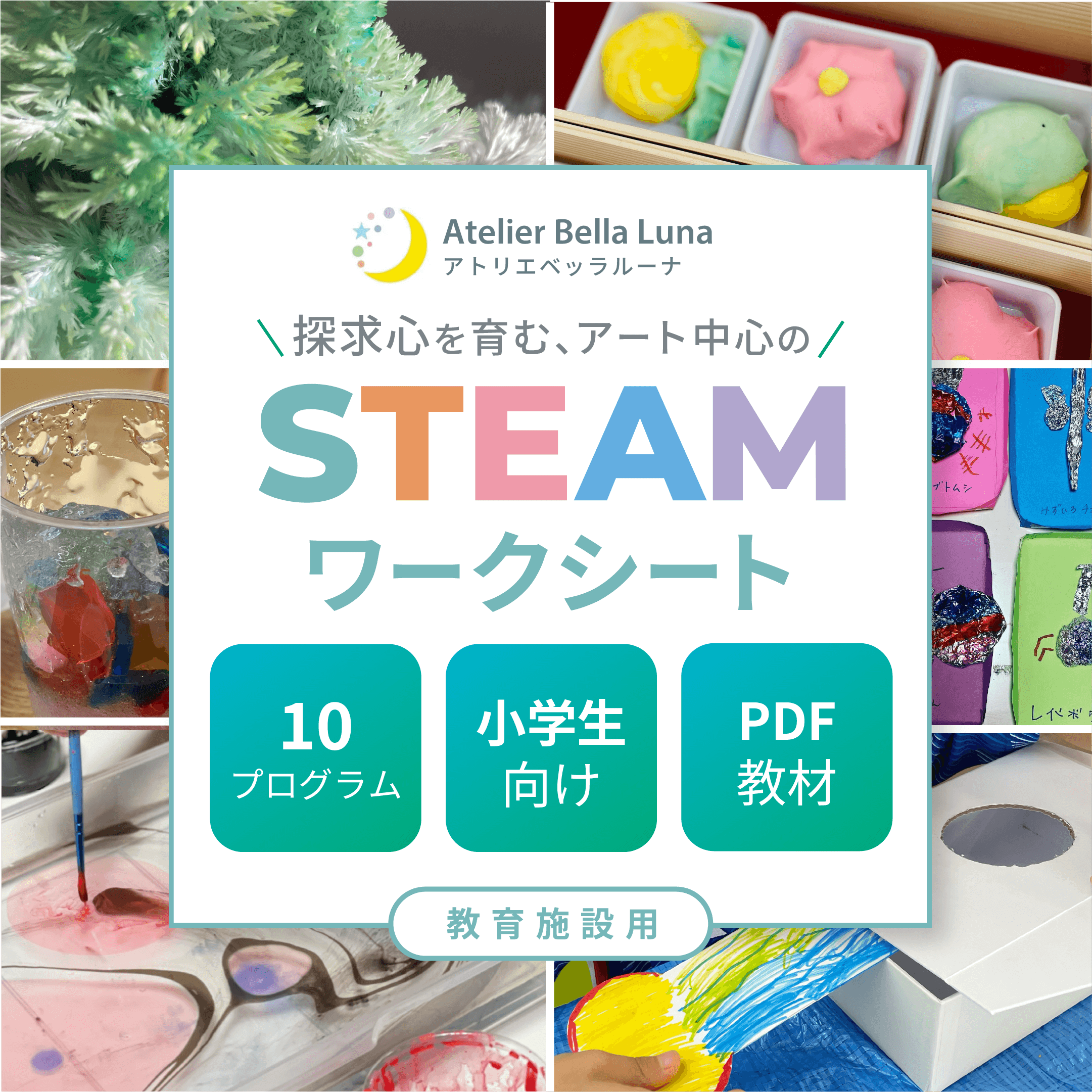 教育施設向け小学生用STEAMS教材(10プログラム)