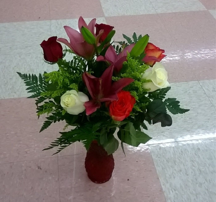 colorful flowers arrangemet