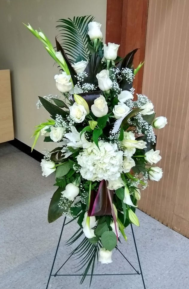 Great standing spray, funeral flowers