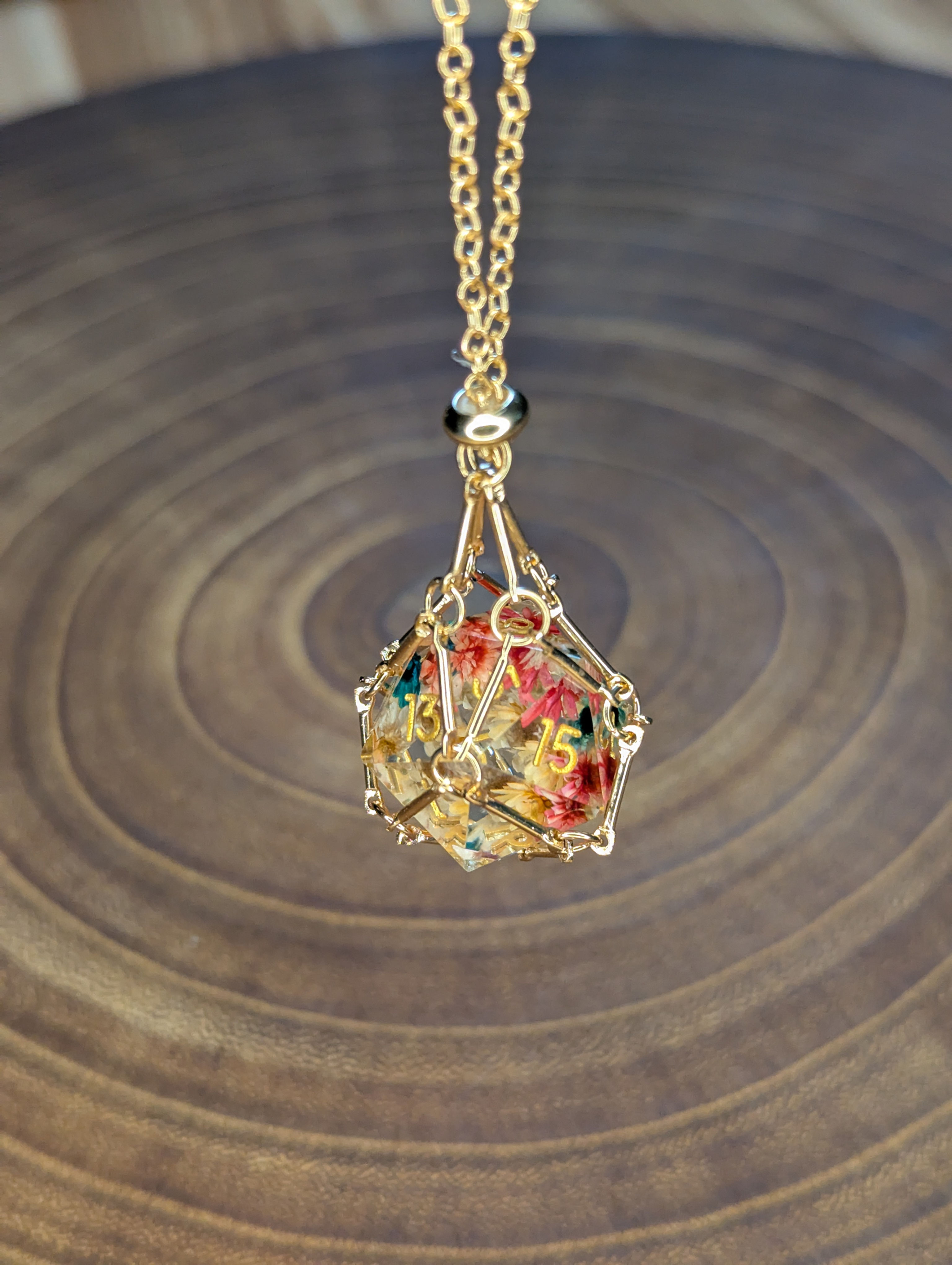 Wildflower Dice Necklace