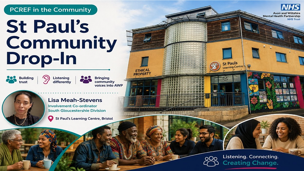Patient Carer Race Equality Framework - Drop in Community Table