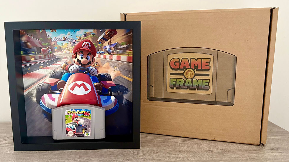 Thumbnail: Mario Kart 64 Nintendo 64 Cartridge Display Frame