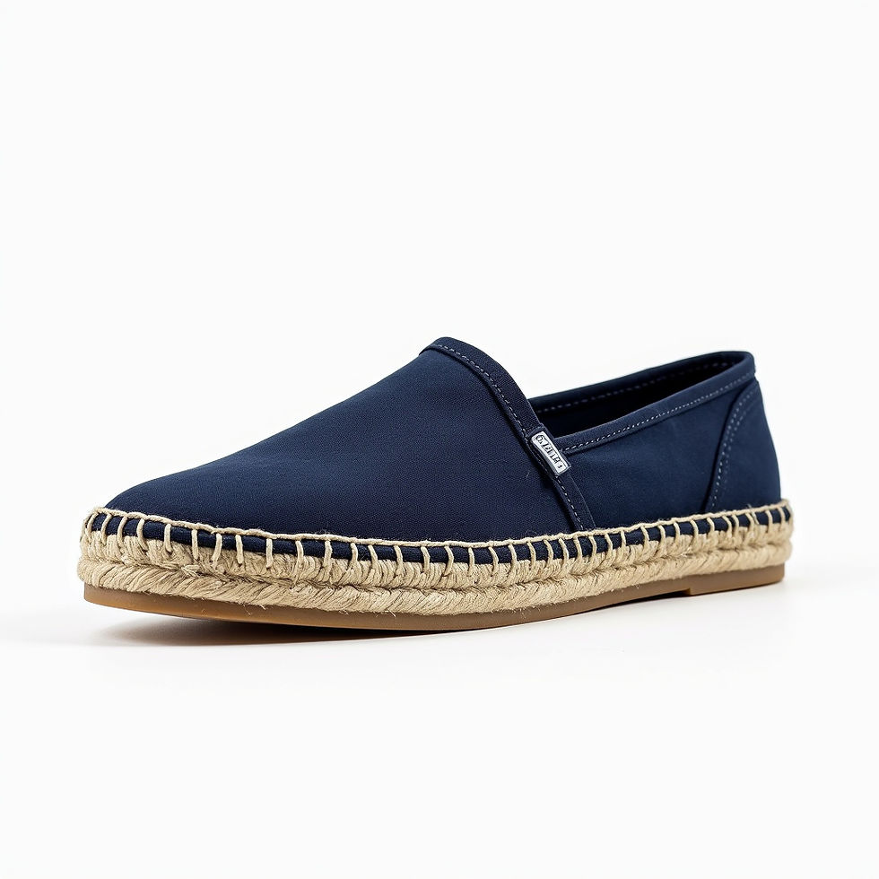 Espadrilles Toile Bleue