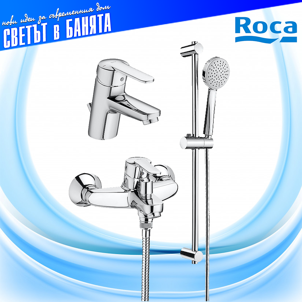 Смесители за 💦 баня 3в1 Victoria L 🇪🇸 ROCA