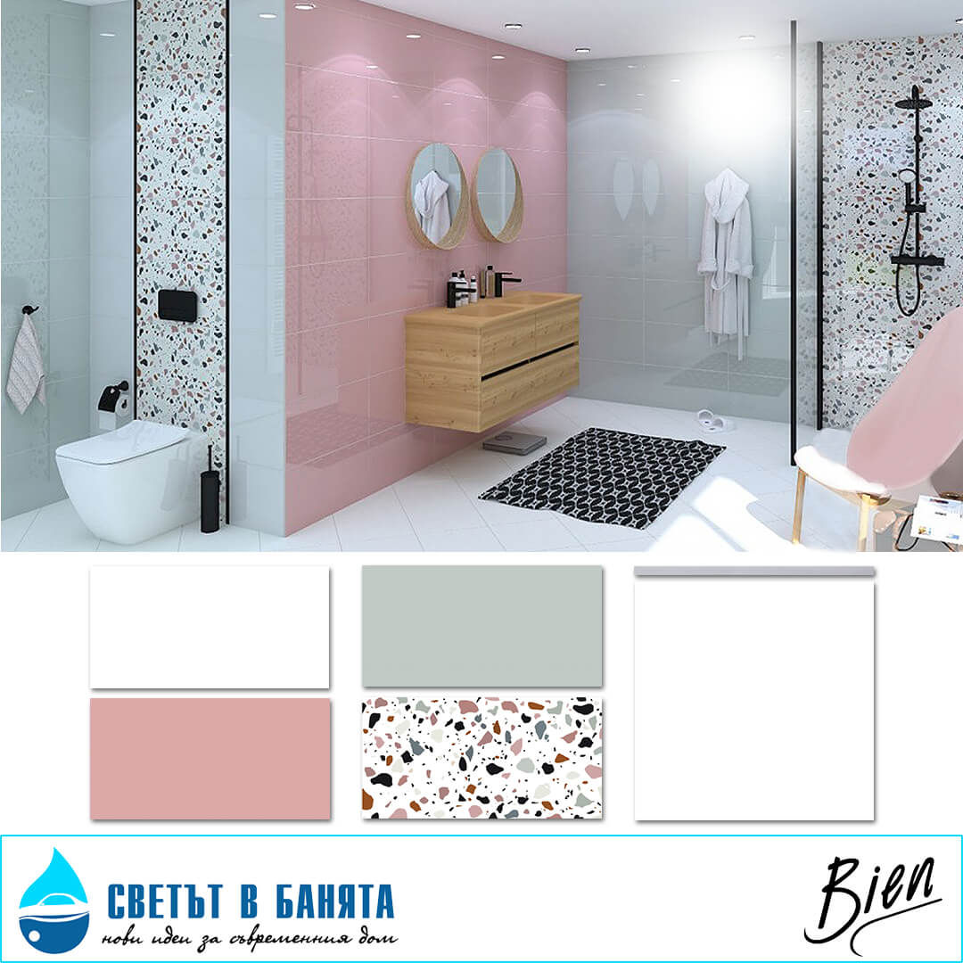 Ambiente Серия плочки за баня CRYSTAL Bien Seramik