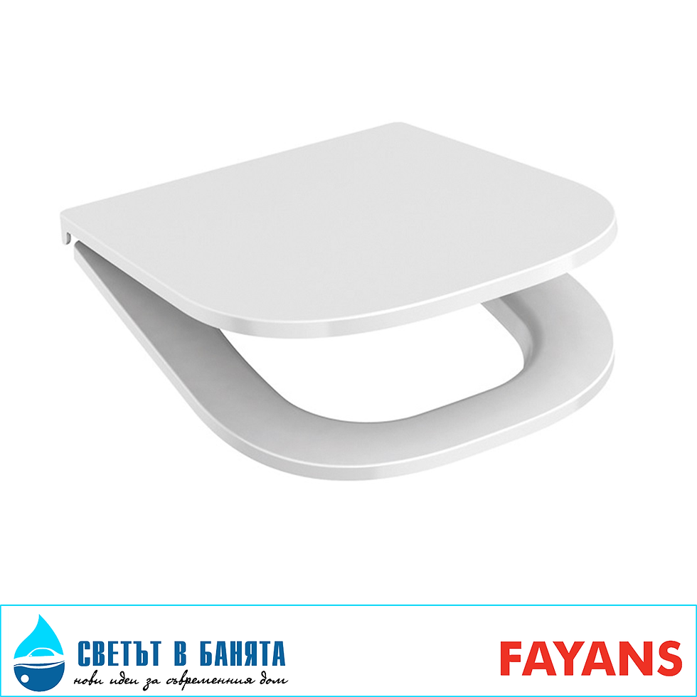 Миниатюра: Седалка и капак дуропласт WQ8S05600000242 FAYANS