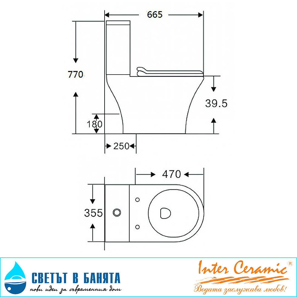 Миниатюра: Схема Комплект WC Дарис ICC 7937P/ Green Pack Rimless Интер Керамик