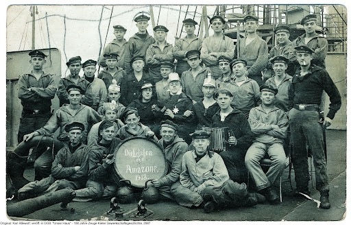 Some sailors in the Kiel Mutiny