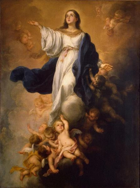 The Assumption of the Virgin by Bartolome Esteban Murillo