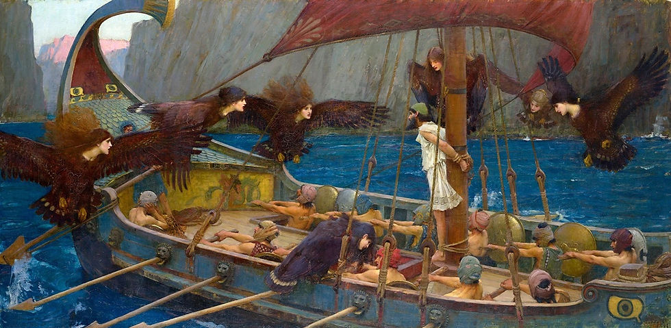 Waterhouse's Odysseus and the Sirens