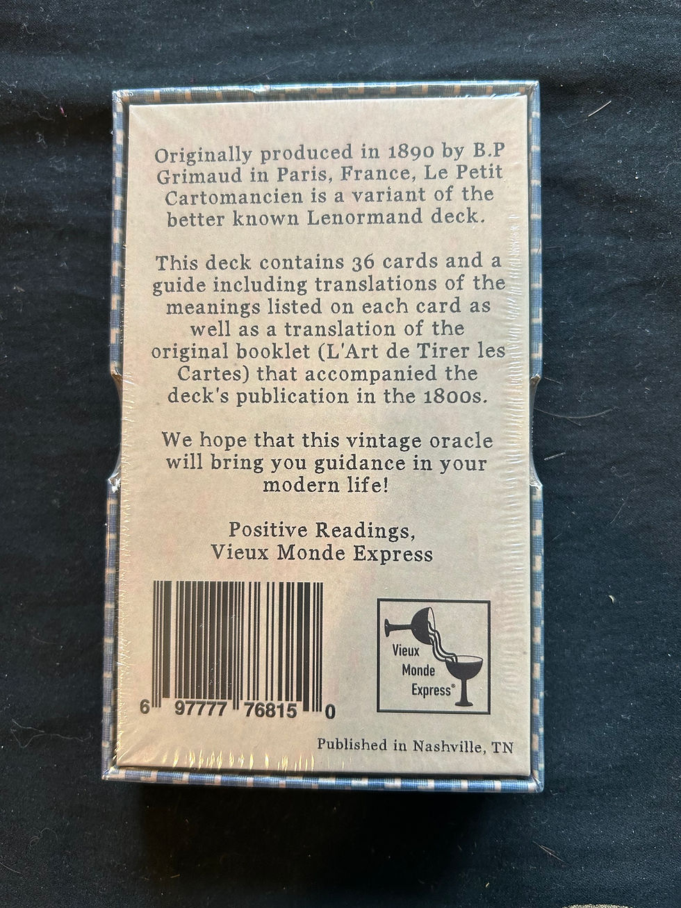 Thumbnail: Le Petit Cartomancien Lenormand Deck and Guide by Vieux Monde