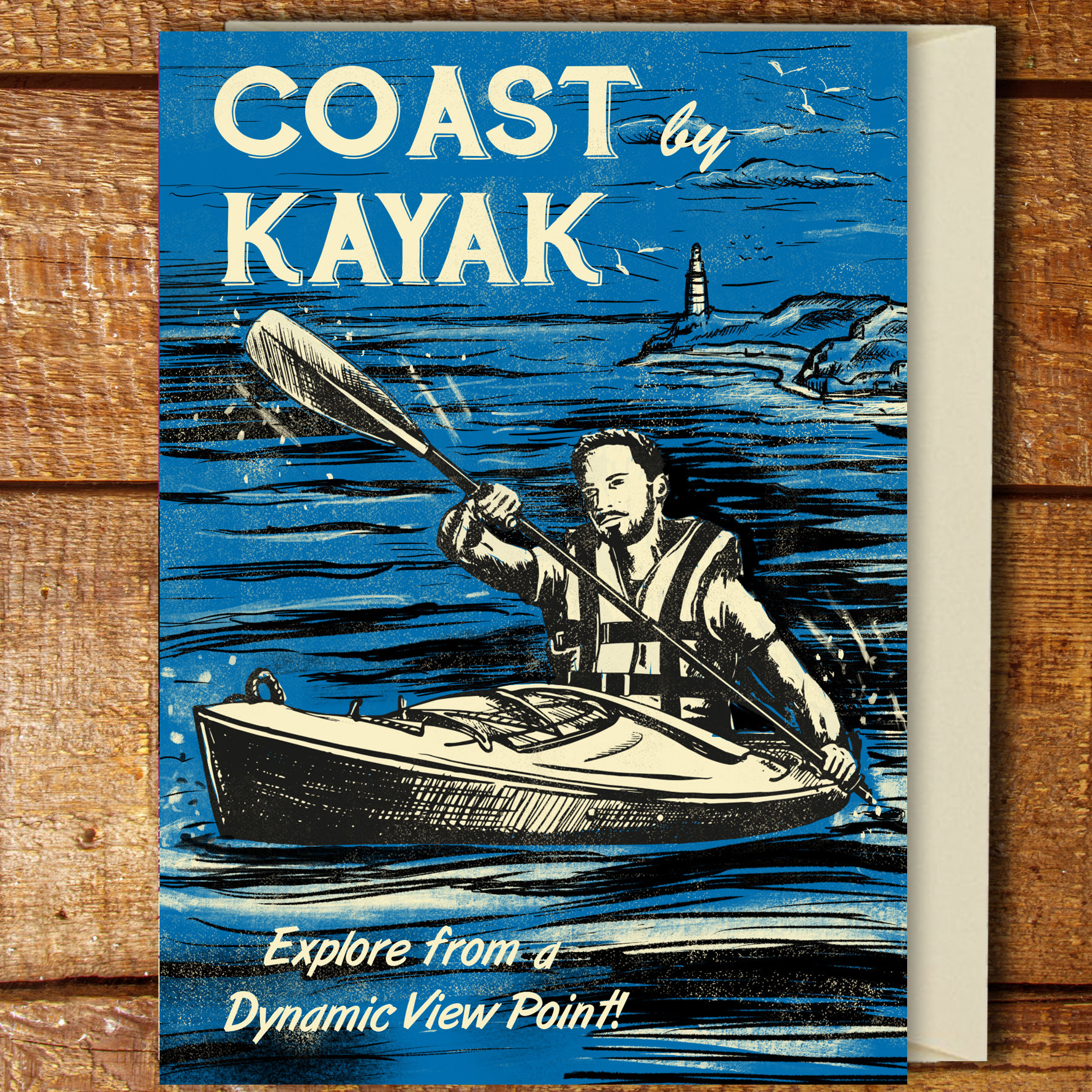 PACK of 6 Kayaking Cards