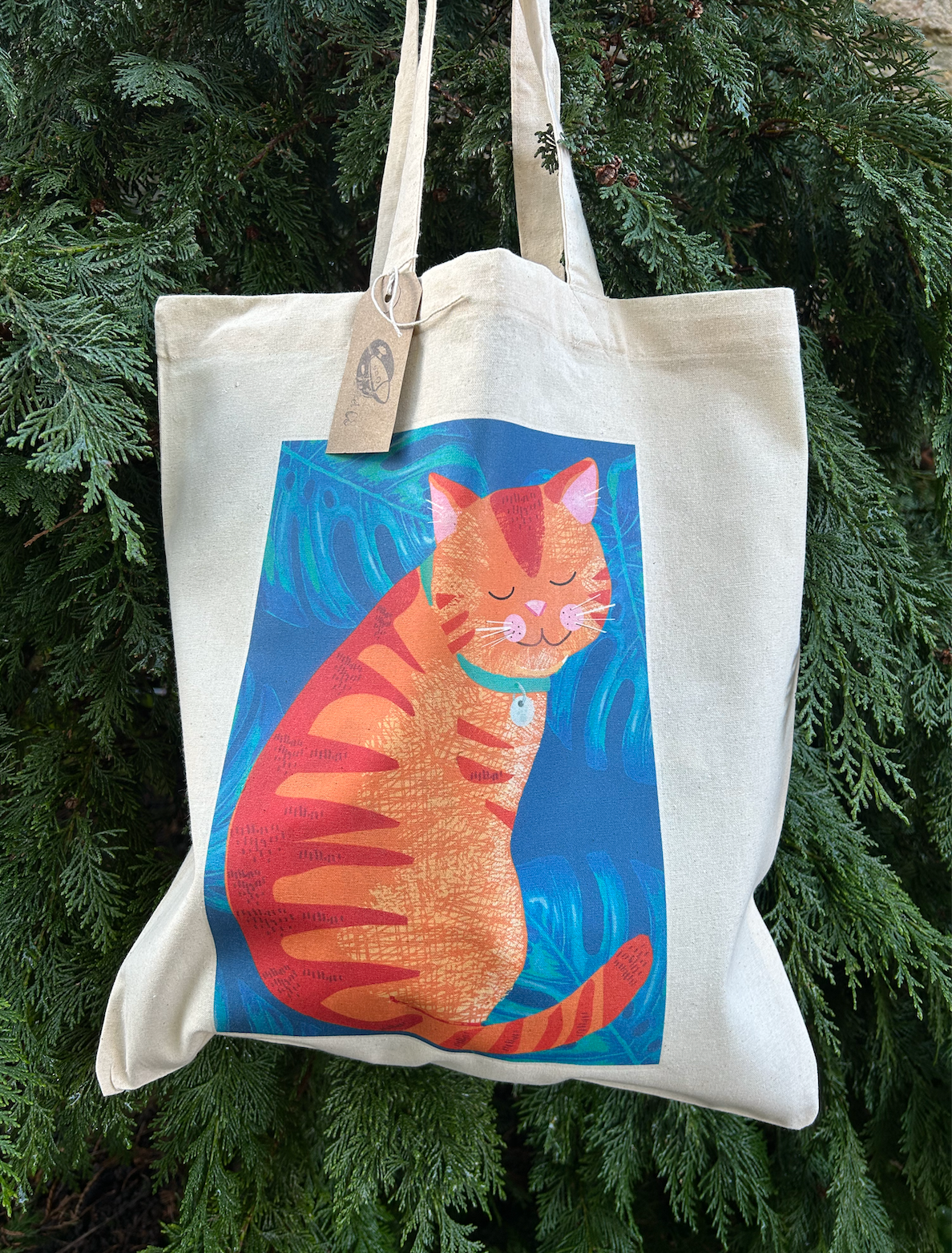 Cat Cotton Tote Bag