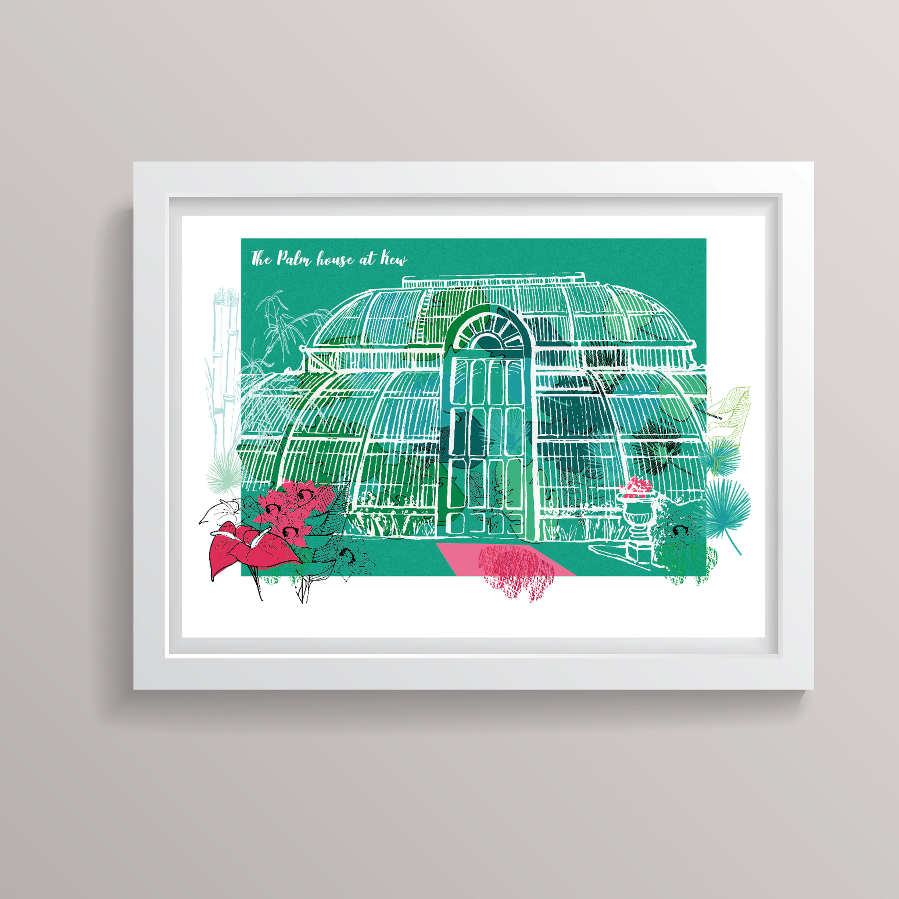 The Palm House at Kew Print