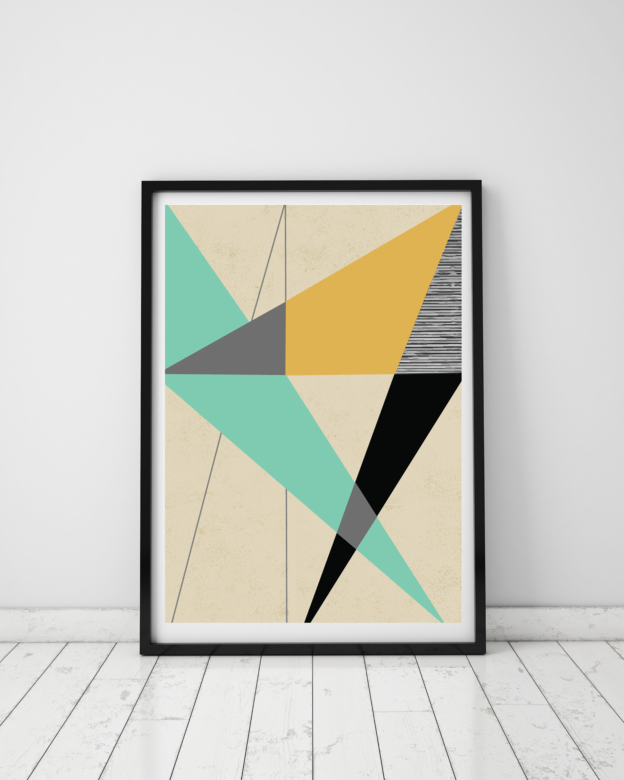 Diagonal Geometrical Print