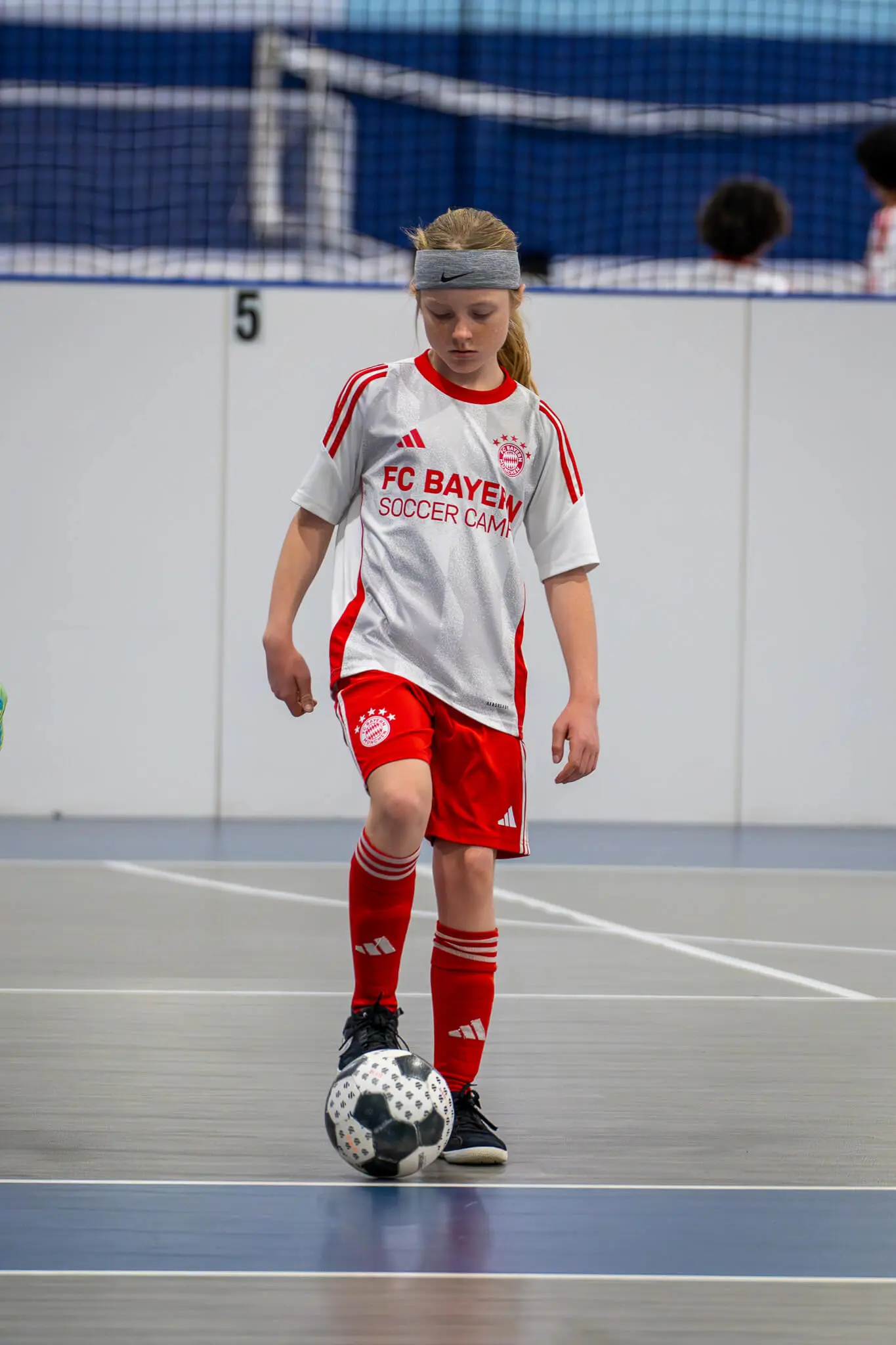FC Bayern Futsal training at Endeavor Charter School in North Raleigh