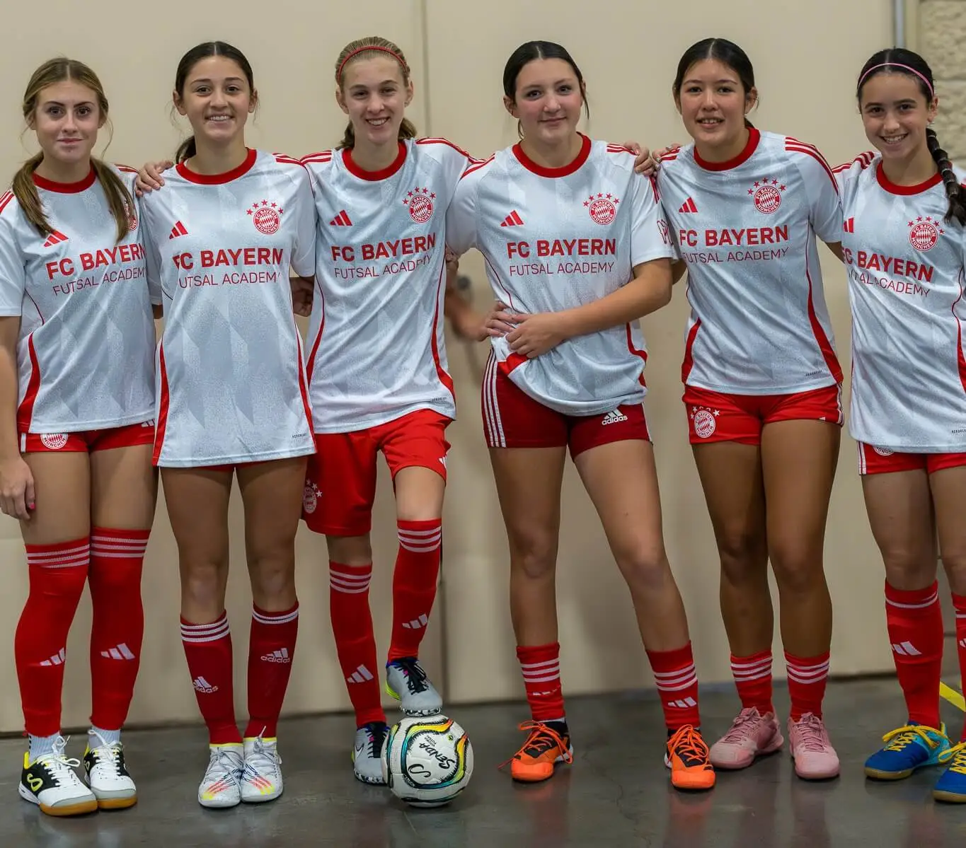 FC Bayern Futsal training at Endeavor Charter School in North Raleigh