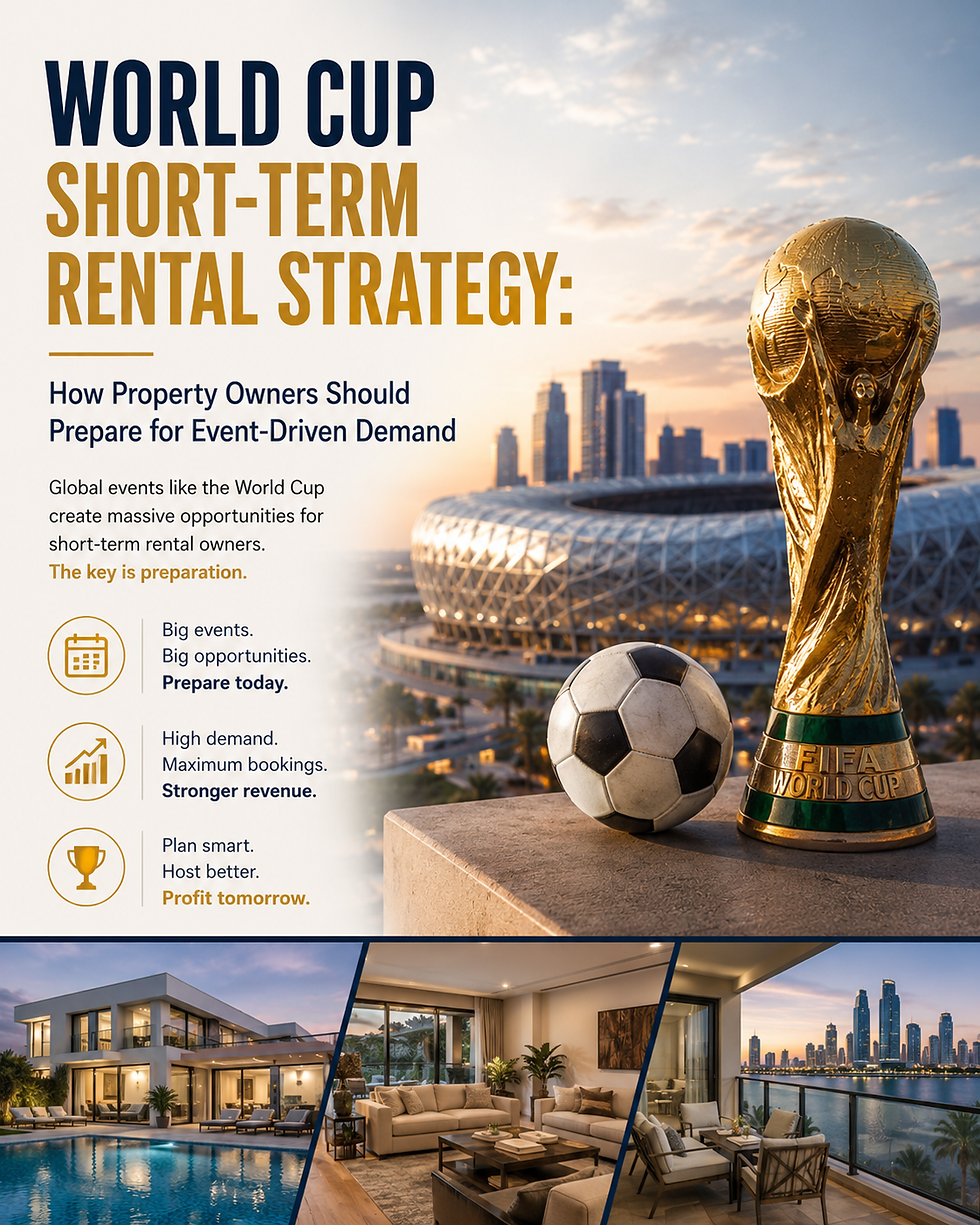 World Cup Short-Term Rental Strategy: How Property Owners Should Prepare for Event-Driven Demand