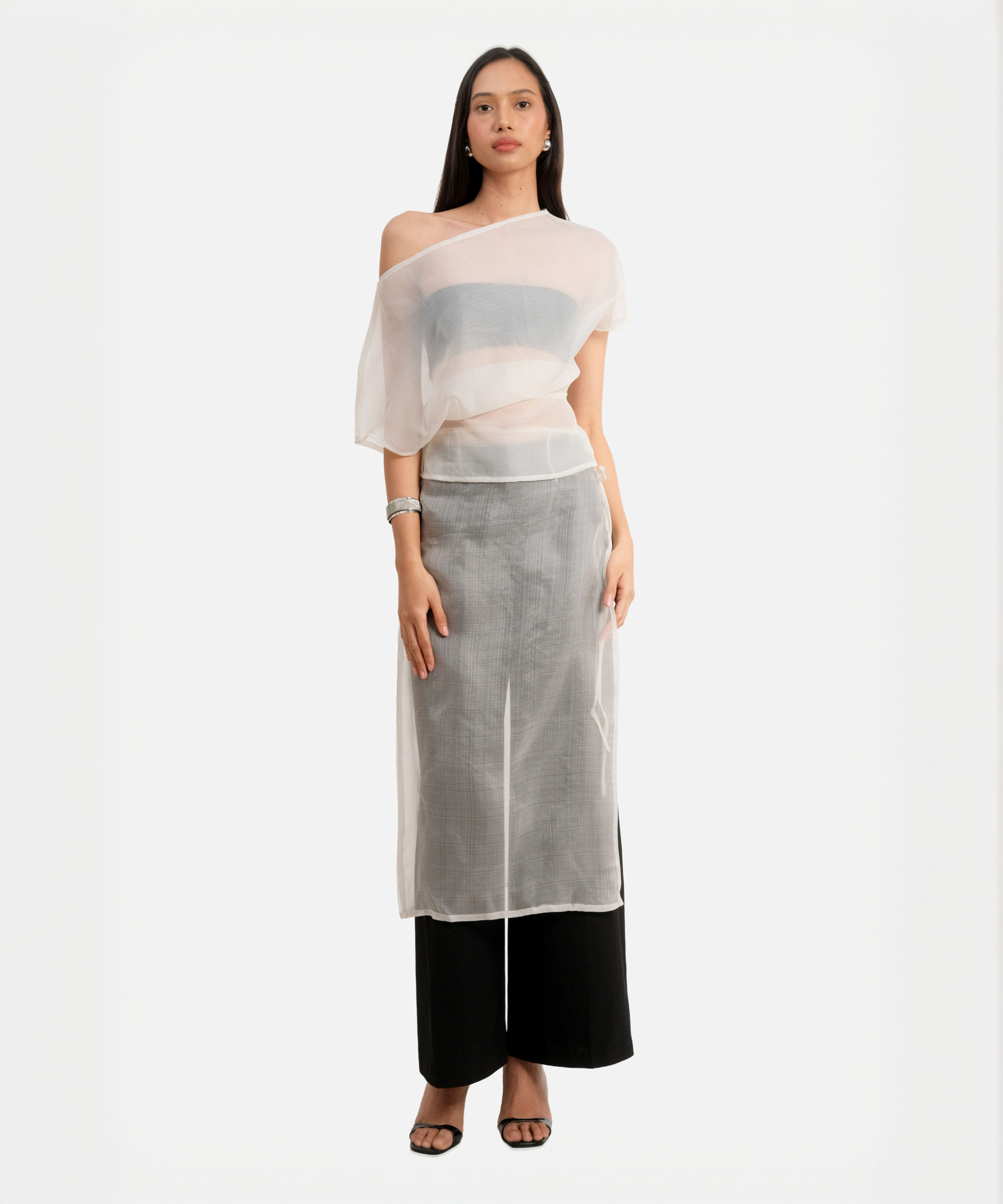 Tapis Skirt in Cocoon Silk