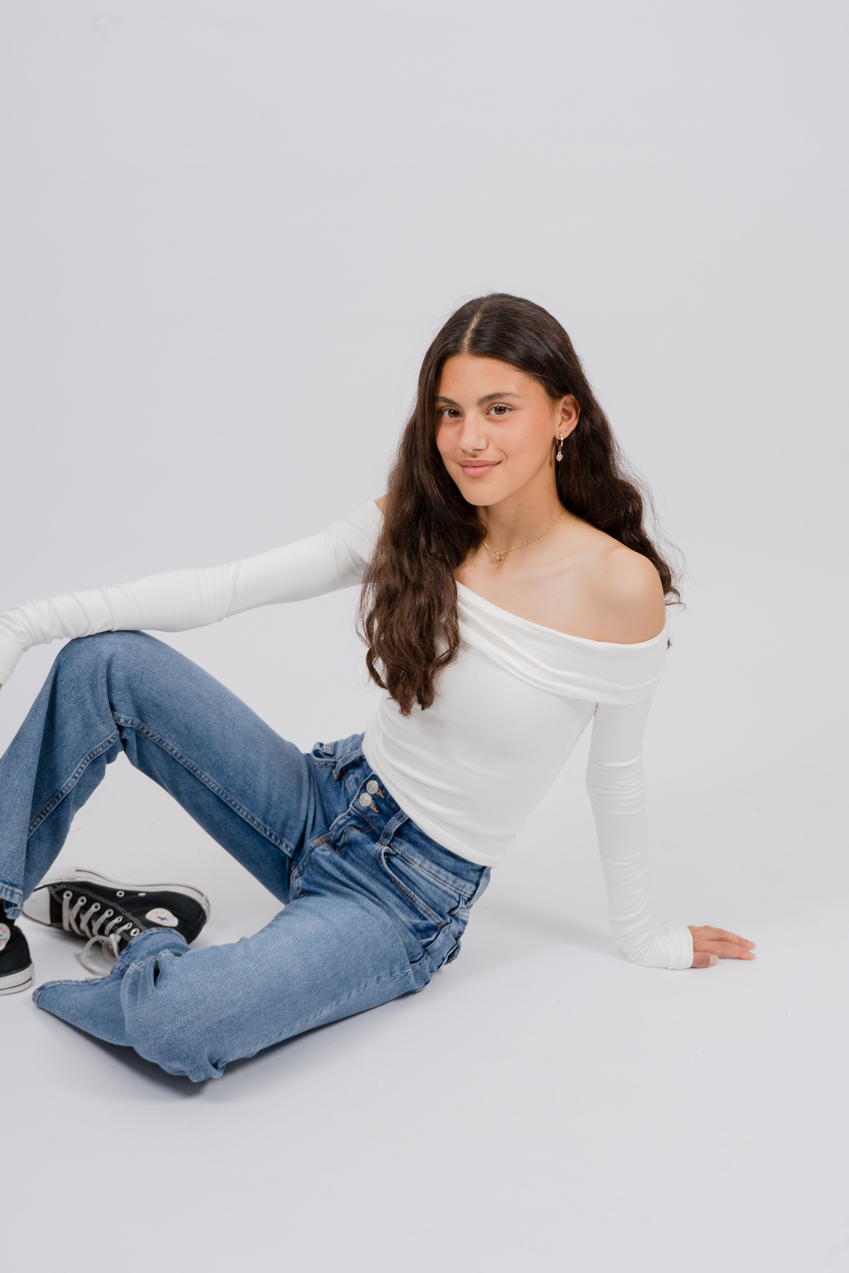 Geneviève Top in Milk