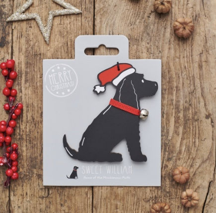 Thumbnail: dog christmas tree decoration