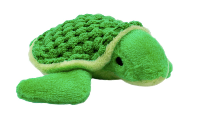 Tall Tails Baby Turtle with squeaker for small dogs