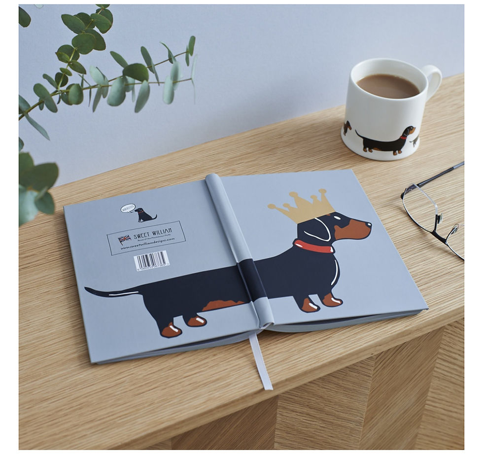 Thumbnail: Dachshund notebook
