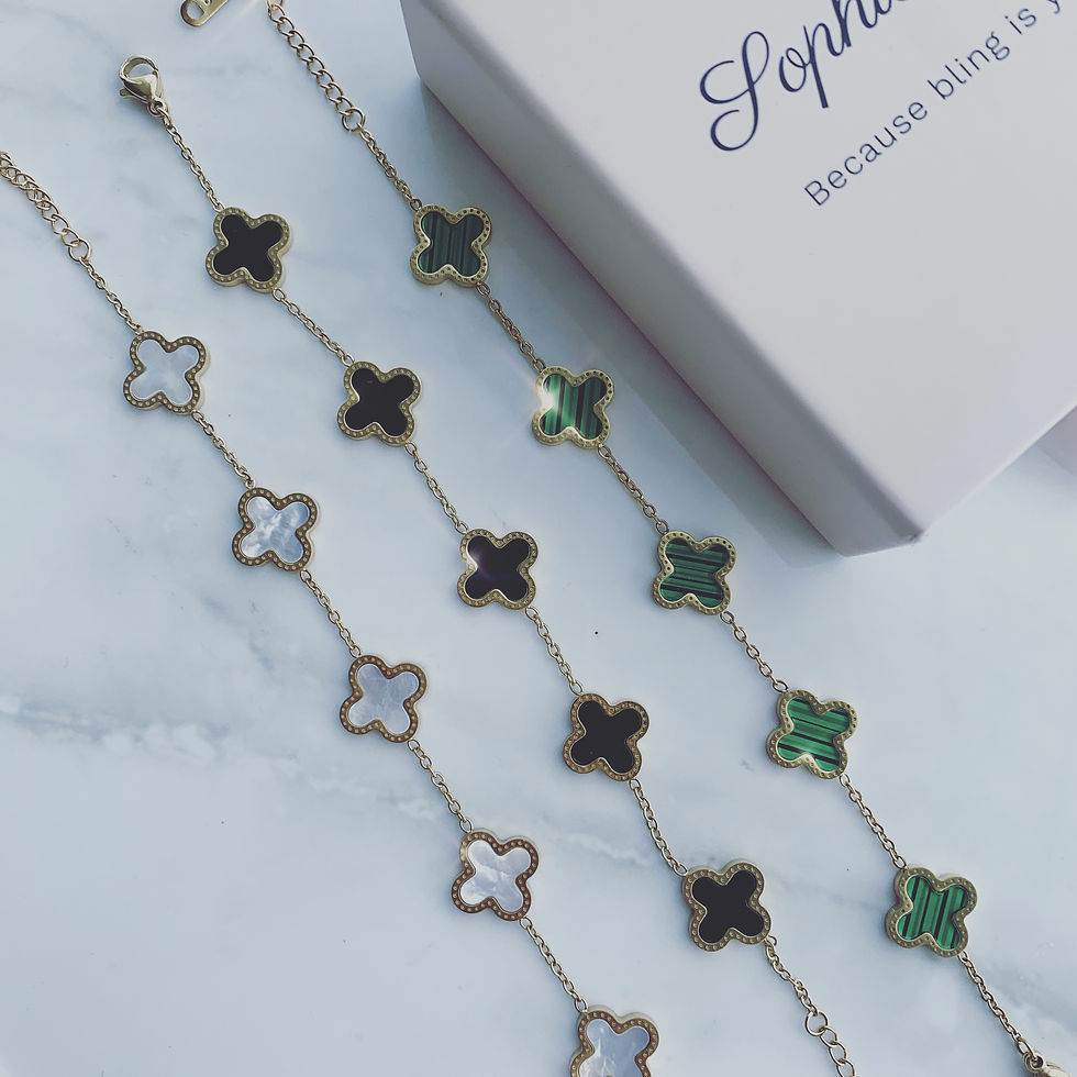 Thumbnail: Flower 5 motifs bracelets 