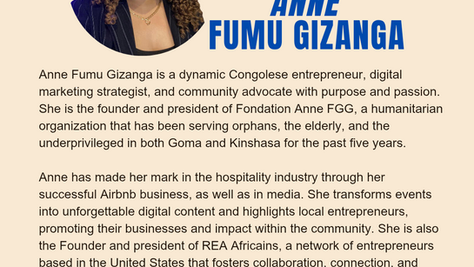 DRC Excellence Anne Fumu Gizanga