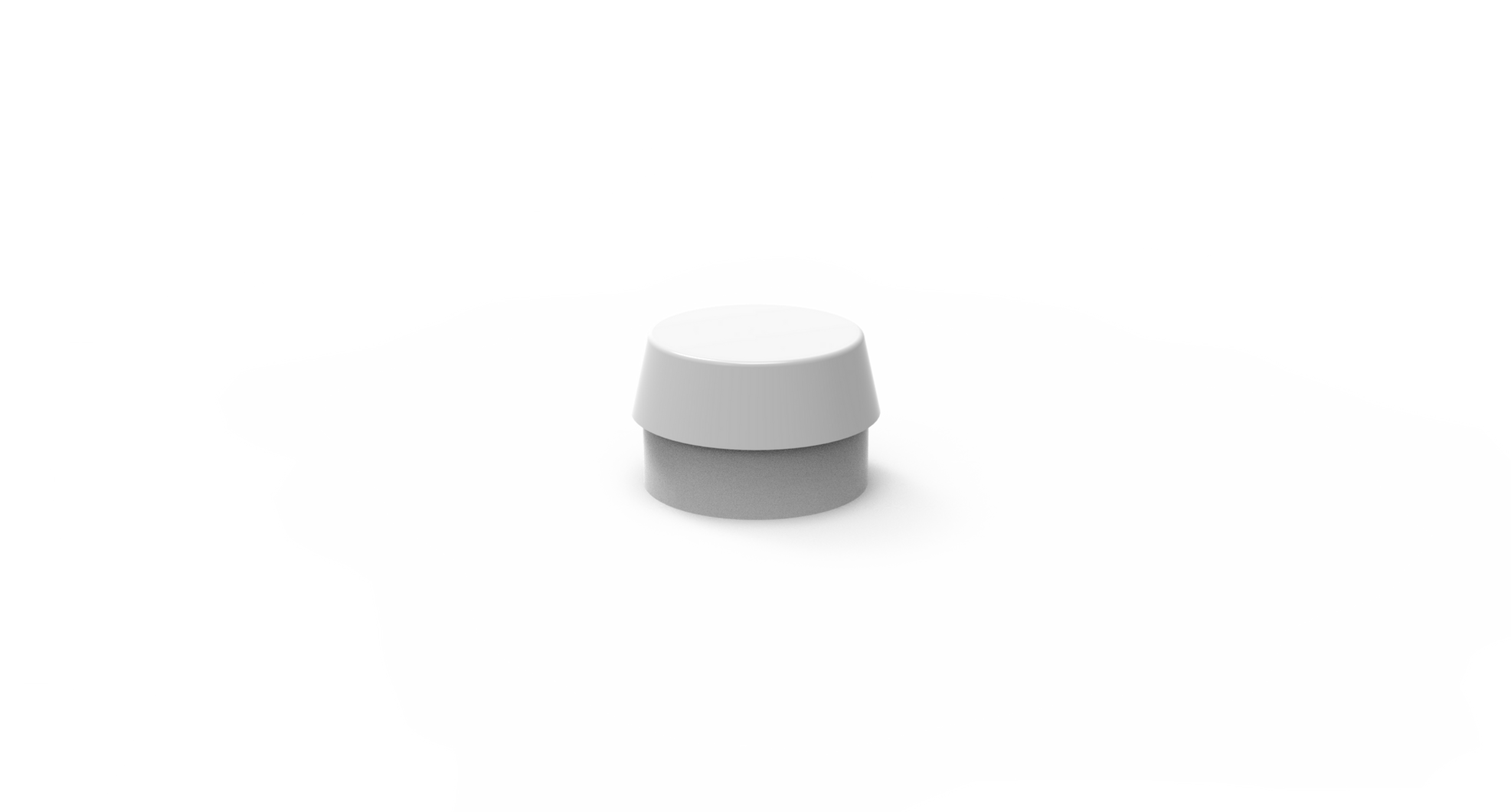 (CLEAR) Standard Retention Cap For Ball Click-Attachment