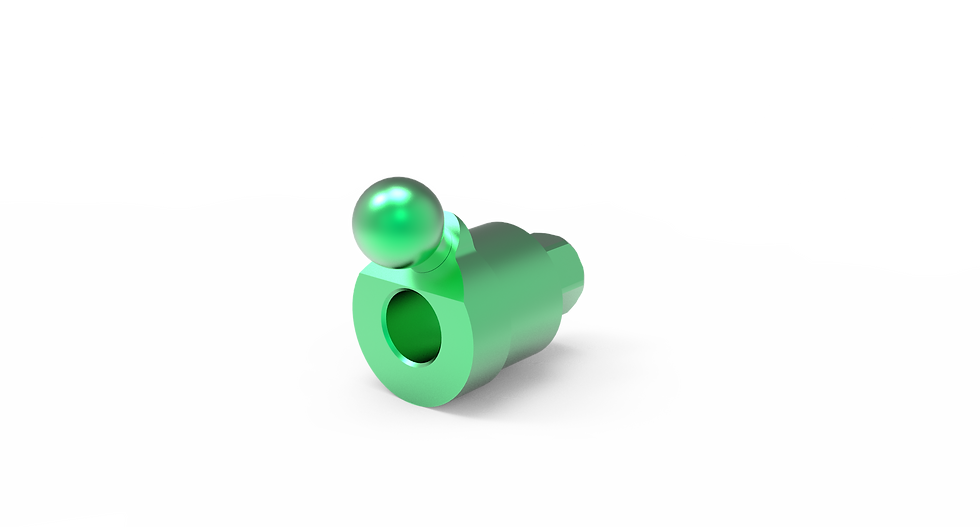 Thumbnail: 40° - 3mm Angled Ball Attachment + Screw - Internal Hex 2.42
