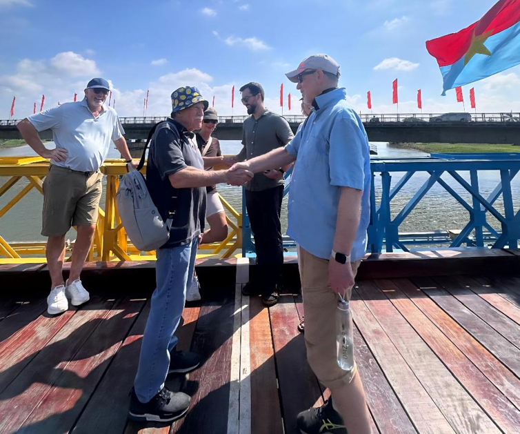North meets South on the DMZ bridge