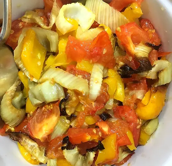 Roasted Fennel, Yellow Peppers and Tomatoes.webp