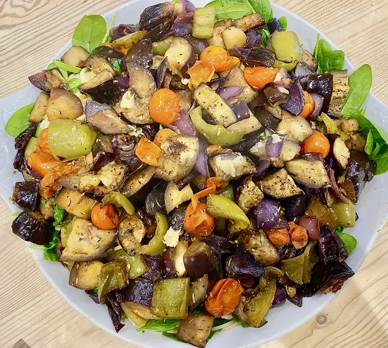 Roasted Aubergine, Cherry Tomato and Peppers Pasta2.webp