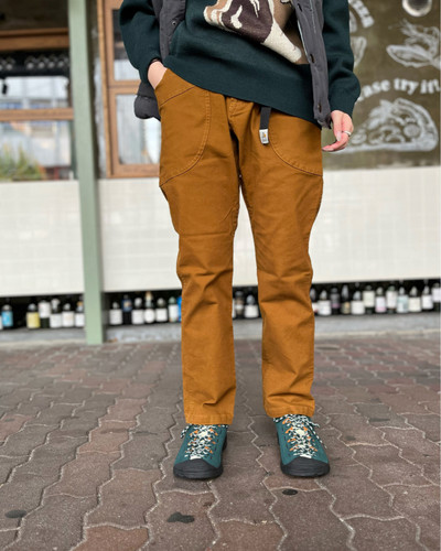go slow caravan」 イージーパンツ MEDIUM ブラウン メンズ go go slow caravan」 イージーパンツ MEDIUM ブラウン メンズ go