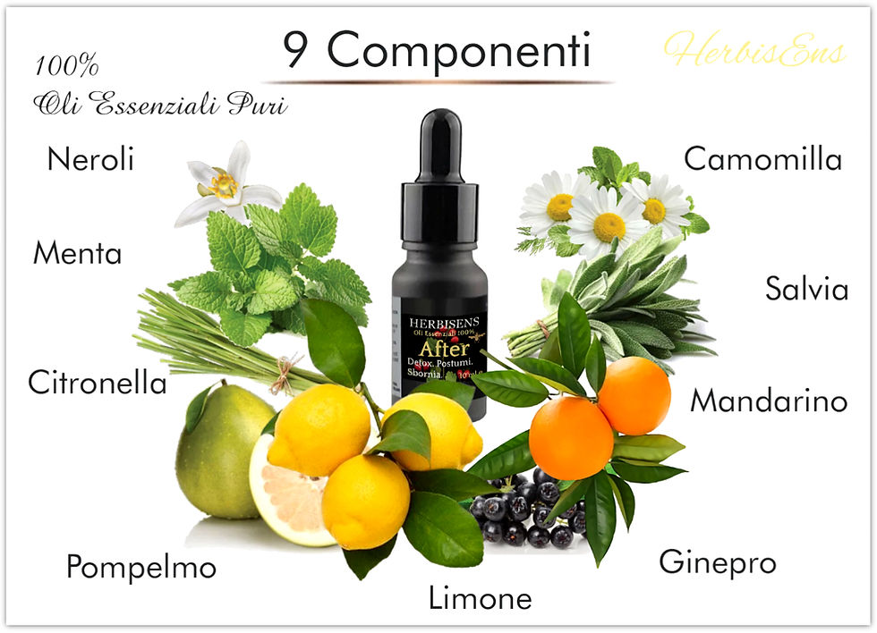 Thumbnail: AFTER PARTY Mix di Oli Essenziali Puri (10ml) RIMUOVE POSTUMI. VIVIFICA CORPO.