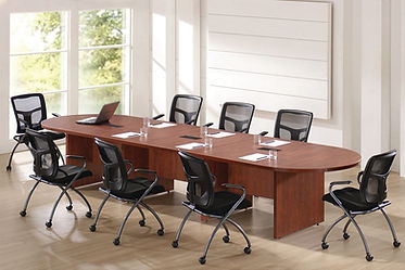 CT08.4A: 14' racetrack conference table