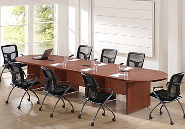 CT08.4A: 14' racetrack conference table