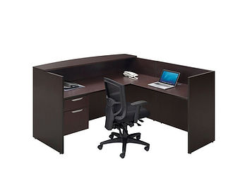 R06B: L-shaped reception desk