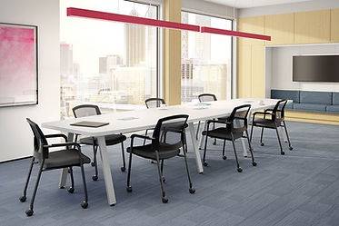CT13.7A: 16' boat shaped conference table