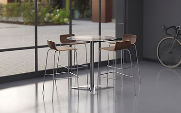 MPT05A: 36" Round Cafe Height Table