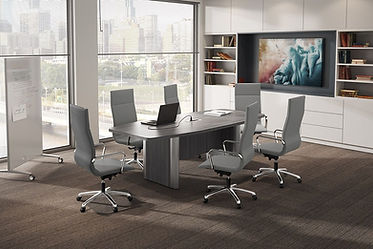 CT05.0A: 8' boat shaped conference table