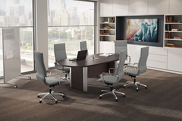 CT05.0B: 8' racetrack conference table